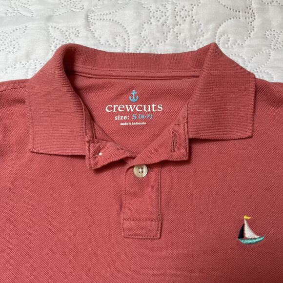 Crewcuts Solid Polo Shirt Size 6/7 - Picture 4 of 5